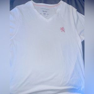 White V-neck Tee shirt